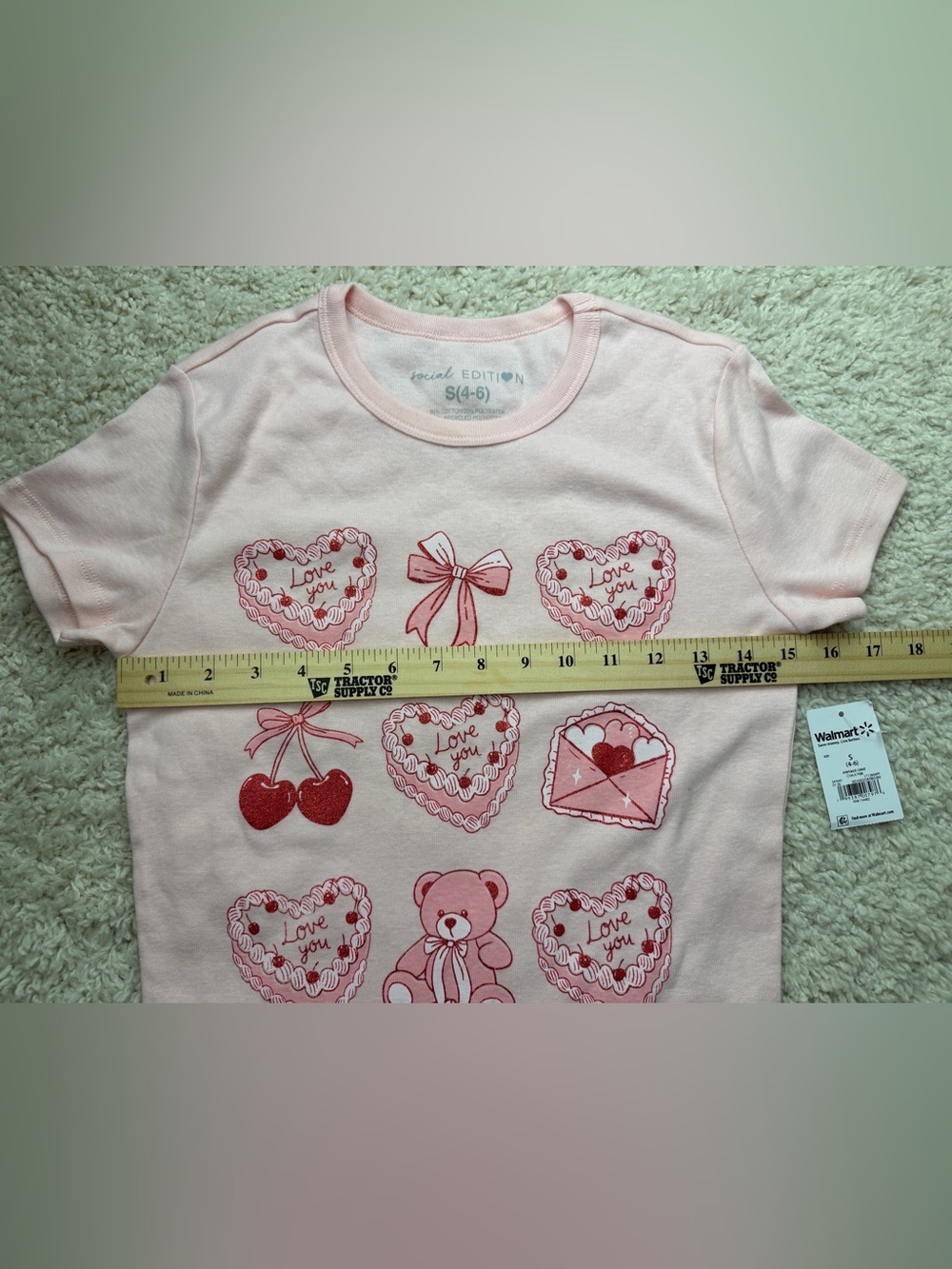 WMNS Small (4-6) Social Edition Tee NWT - Picture 5 of 6